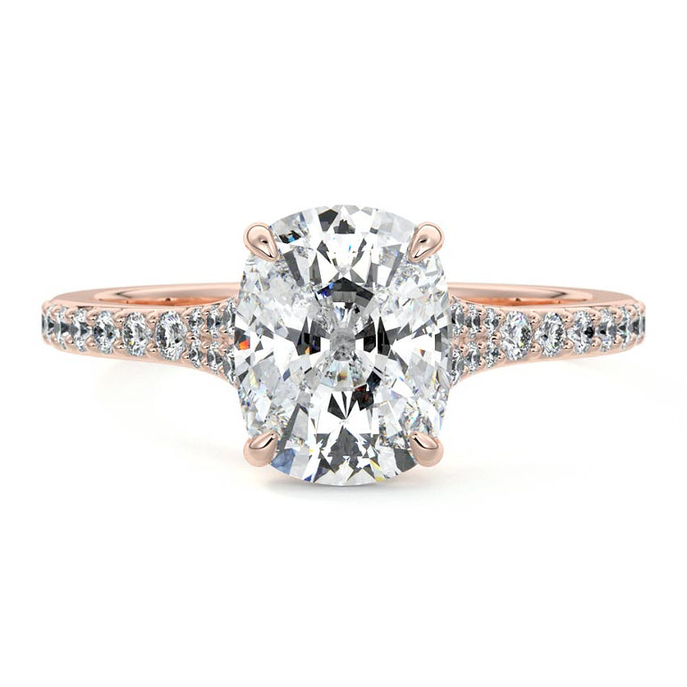 Nadya - Graduated Diamond Pave Setting RG