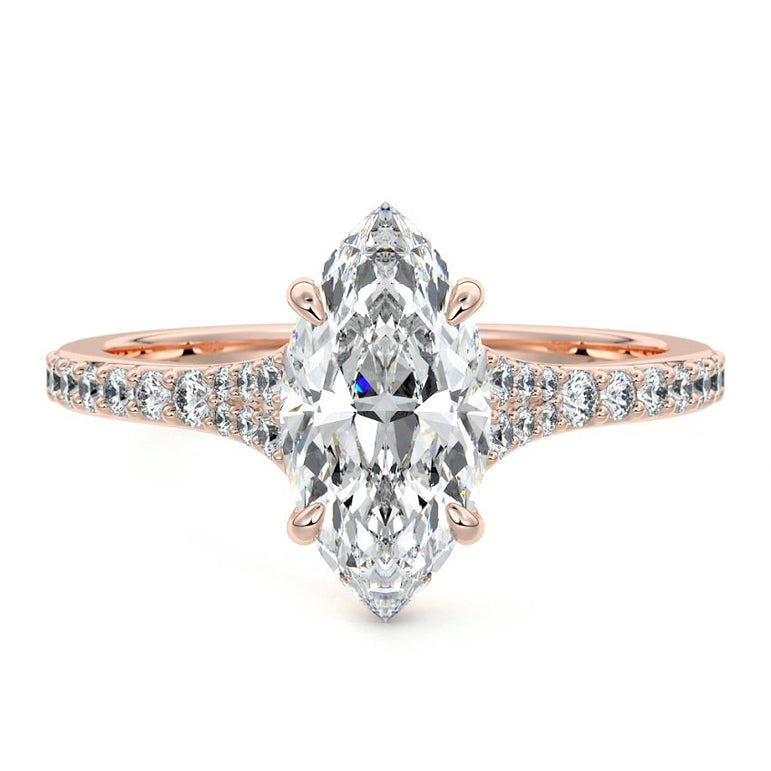 Nadya - Graduated Diamond Pave Setting RG