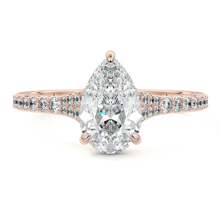 Nadya - Graduated Diamond Pave Setting RG