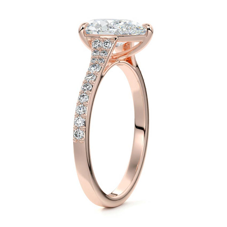 Nadya - Graduated Diamond Pave Setting RG