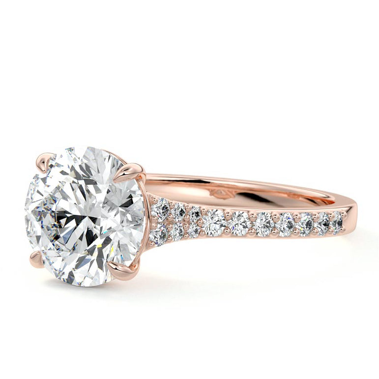 Nadya - Graduated Diamond Pave Setting RG