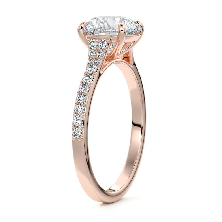 Nadya - Graduated Diamond Pave Setting RG