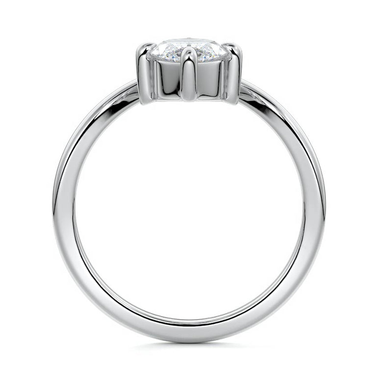 Suria - Solitaire with Compass Prongs Setting WG