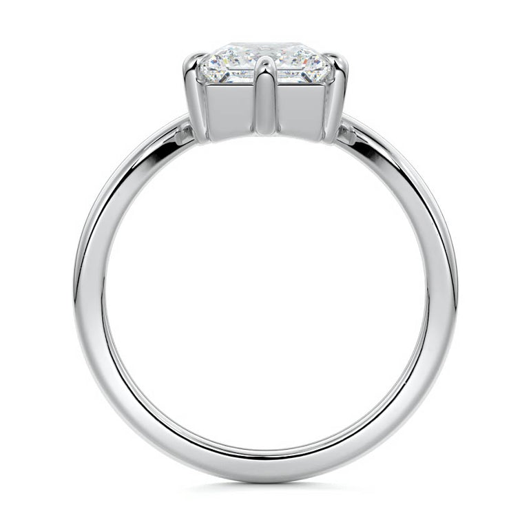 Suria - Solitaire with Compass Prongs Setting WG