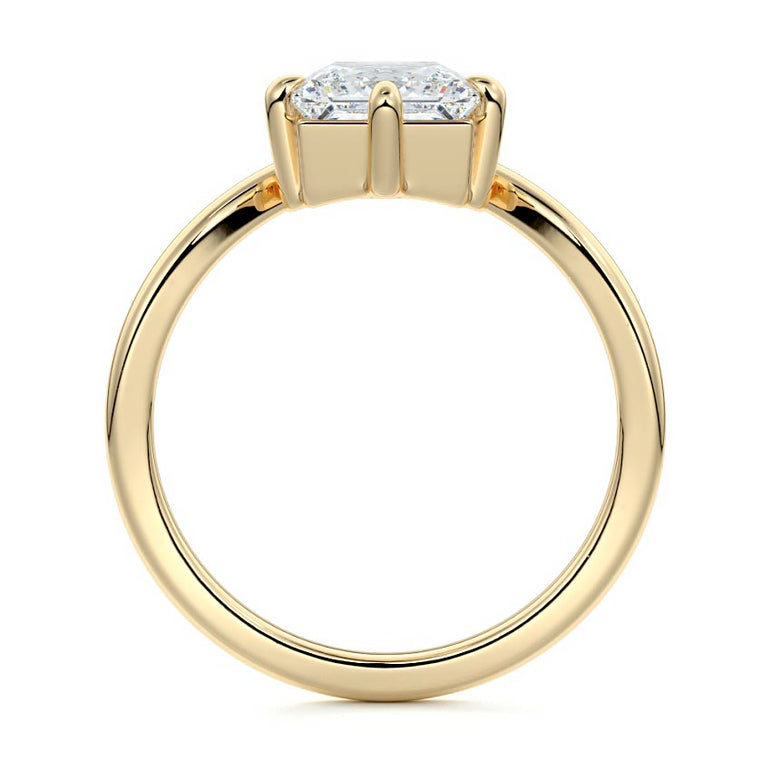 Suria - Solitaire with Compass Prongs Setting YG