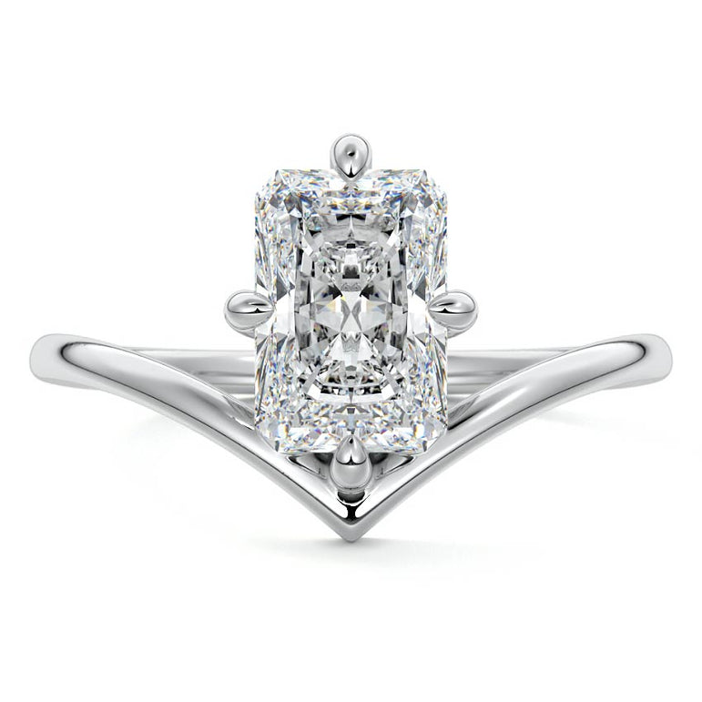 Suria - Solitaire with Compass Prongs Setting WG