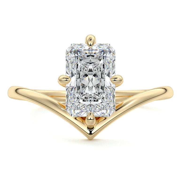 Suria - Solitaire with Compass Prongs Setting YG